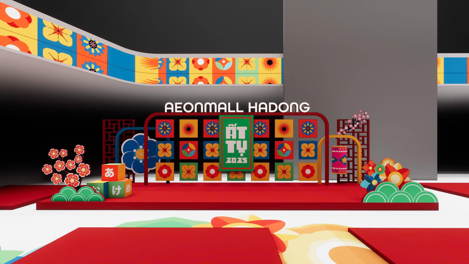 Mockup decor booth chụp ảnh