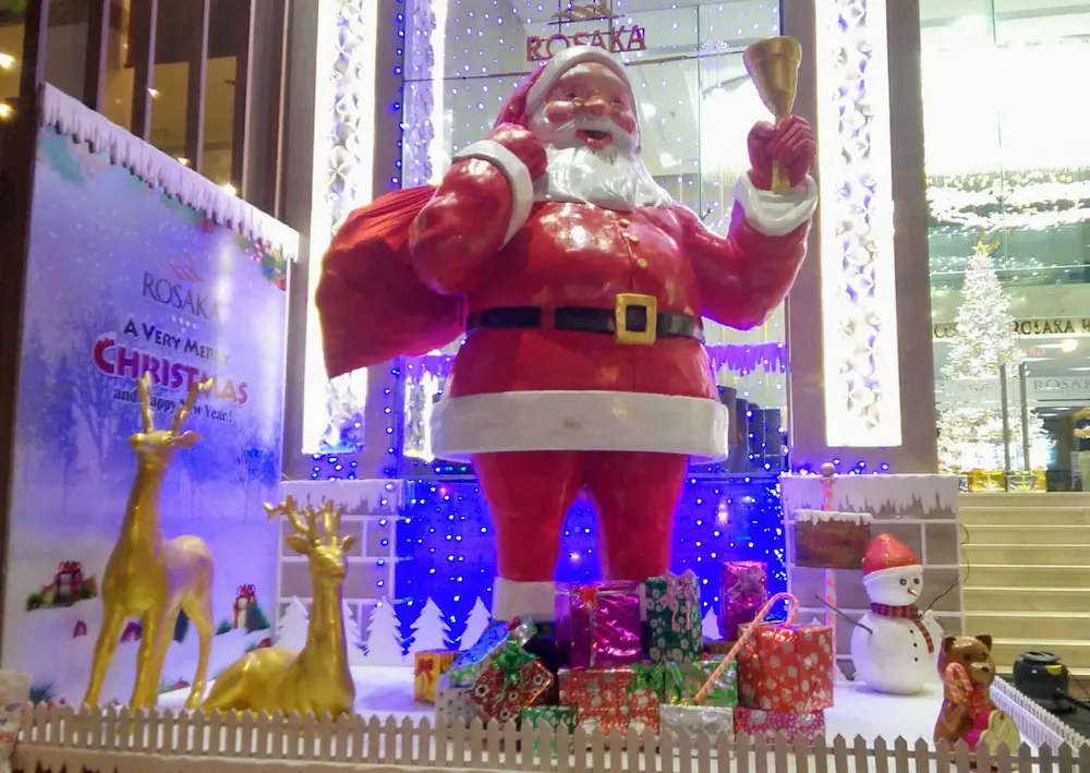 Decor xốp ông già Noel